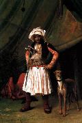 Jean Leon Gerome Bashi-Bazouk and his Dog oil